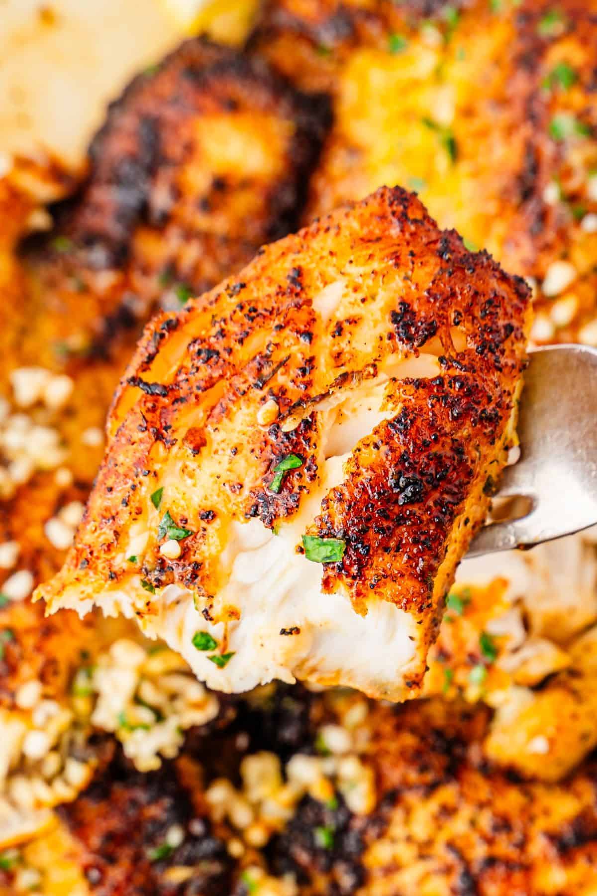 Quick skillet tilapia with golden crust and bright lemon flavor