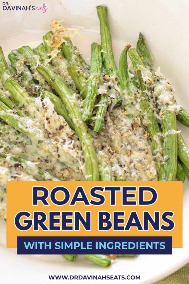 Green beans baked with butter, parmesan, and a touch of salt