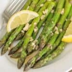 Easy sautéed asparagus cooked to tender perfection with lemon