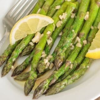 Easy saut&eacute;ed asparagus cooked to tender perfection with lemon