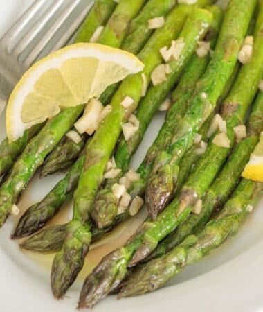 Easy sautéed asparagus cooked to tender perfection with lemon