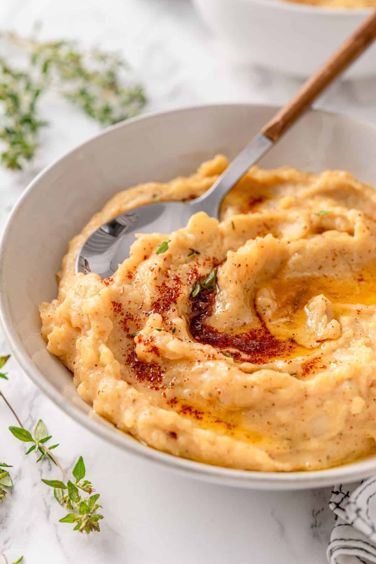 Brown butter mashed potatoes recipe with rich nutty butter flavor