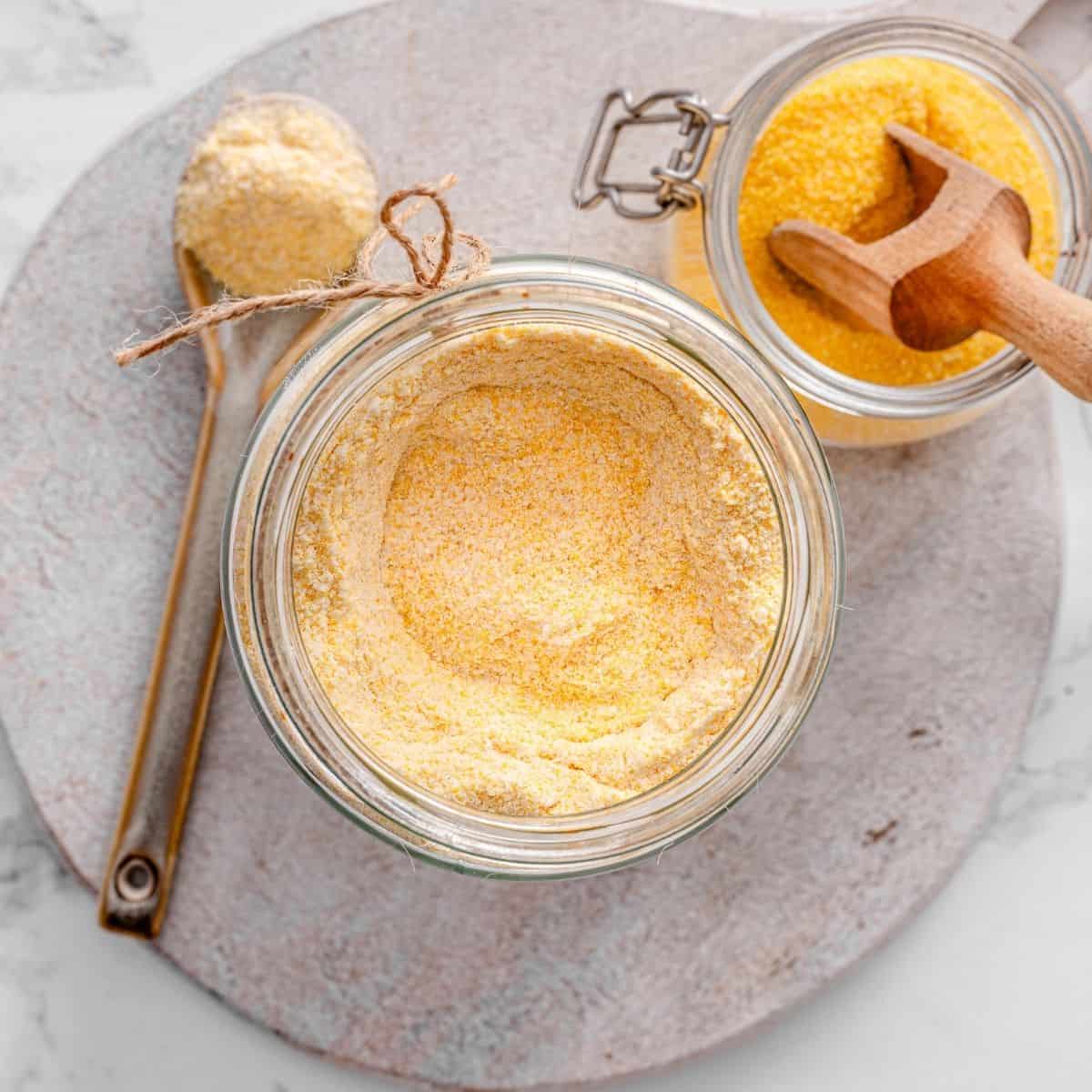 Simple homemade cornbread mix ready for soft and fluffy cornbread recipes
