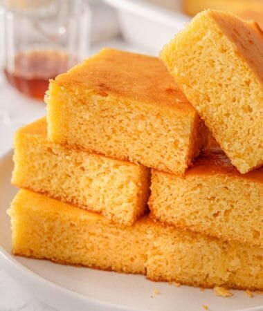 Cornbread recipe with cornbread mix for an easy homemade side dish