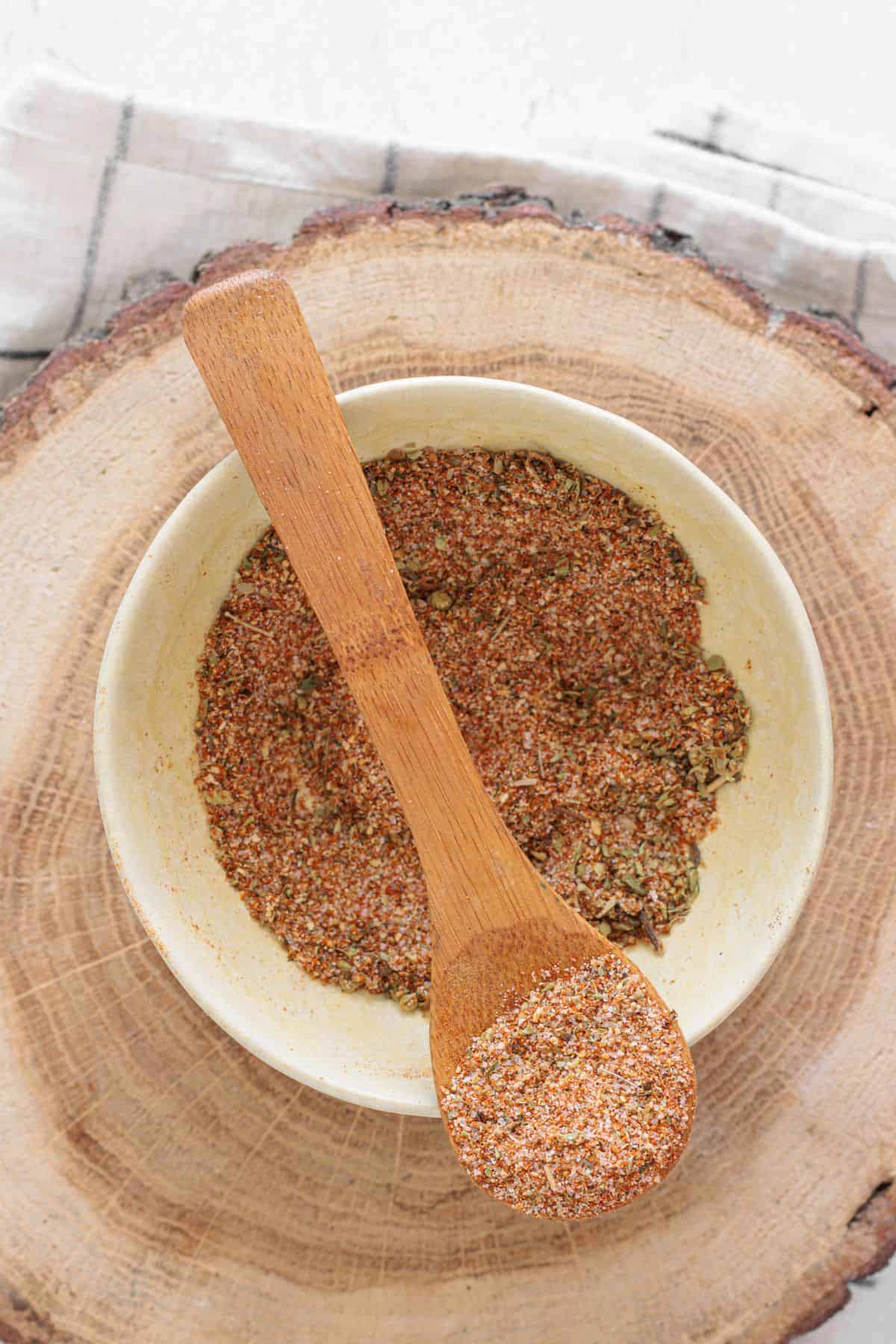 Homemade keto taco seasoning blend for beef, chicken, and shrimp
