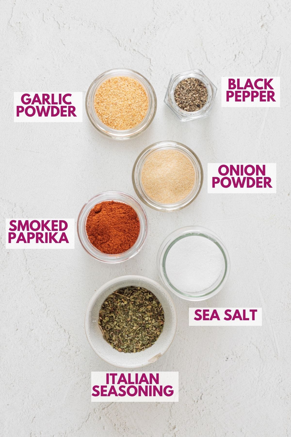 ingredients to make pork chop seasoning