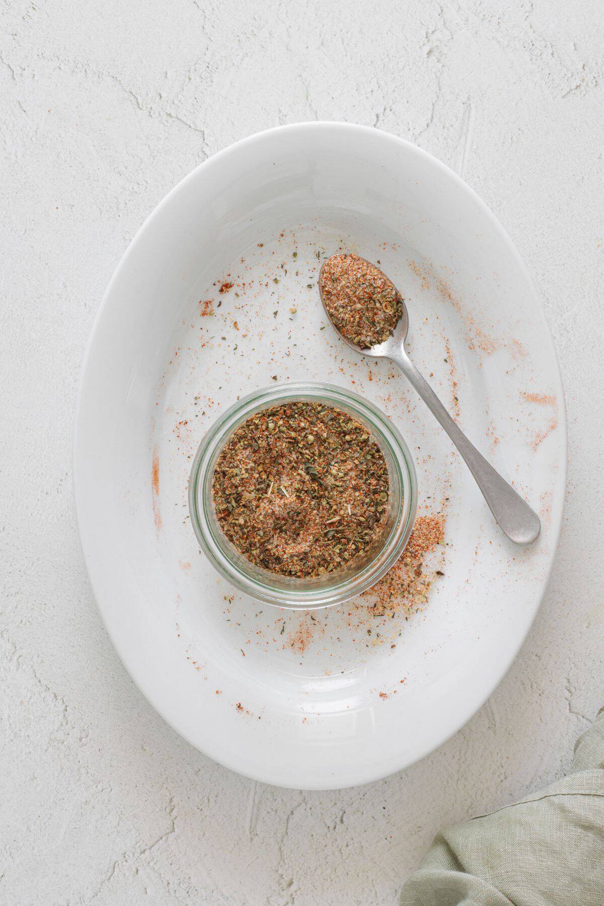 Best seasoning for pork chops stored in a spice jar
