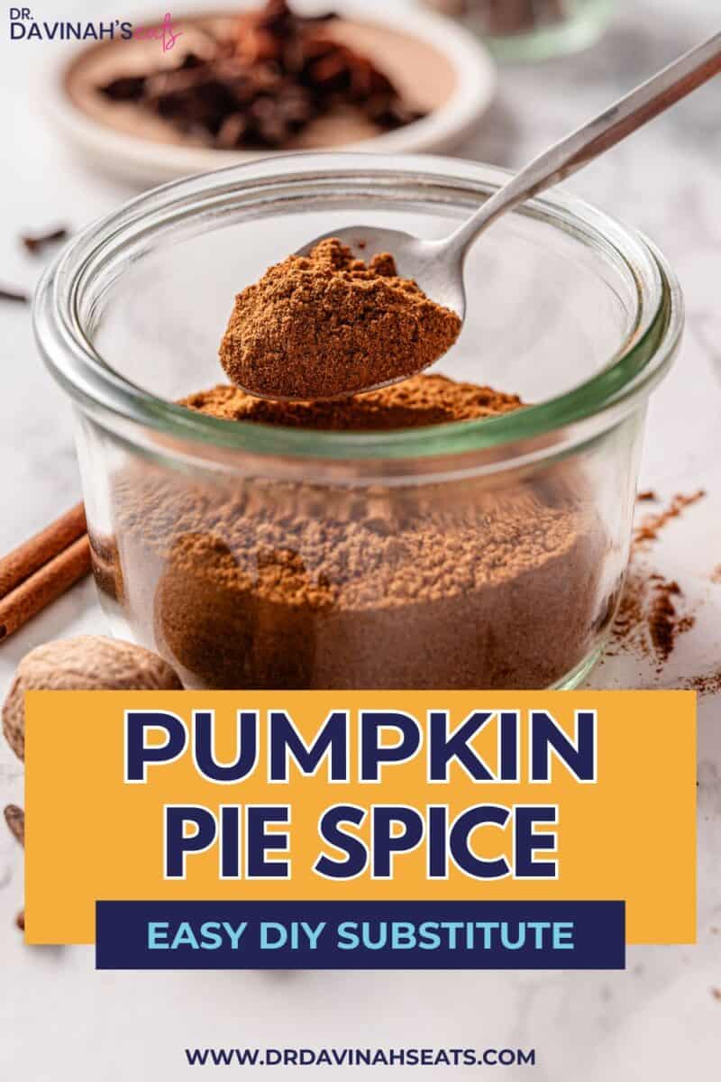 Homemade pumpkin pie spice recipe with rich fall flavors