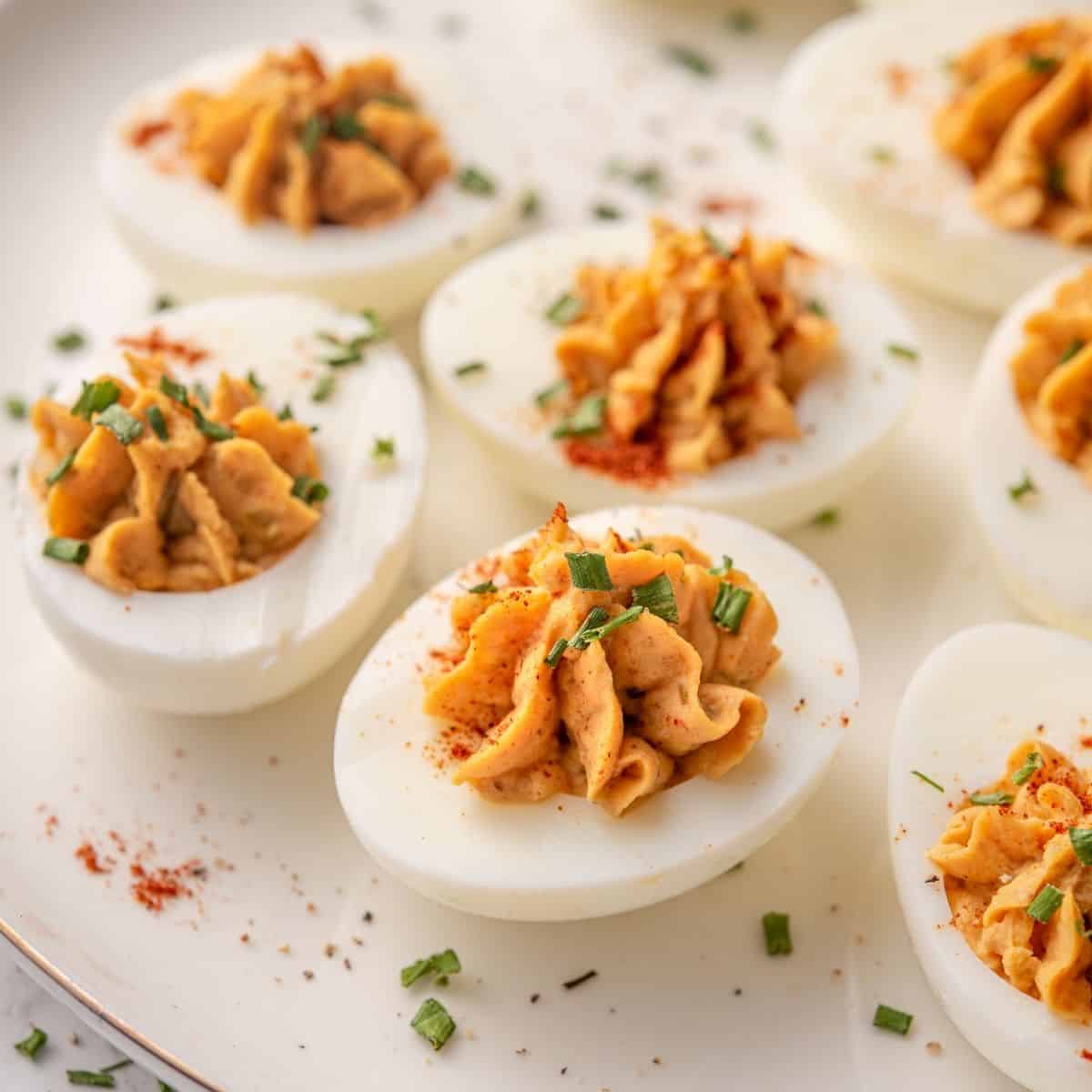 Easy deviled eggs recipe perfect for brunches and family gatherings
