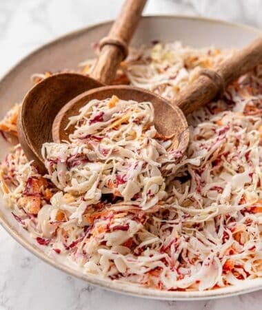 Best southern coleslaw recipe with a creamy, tangy dressing