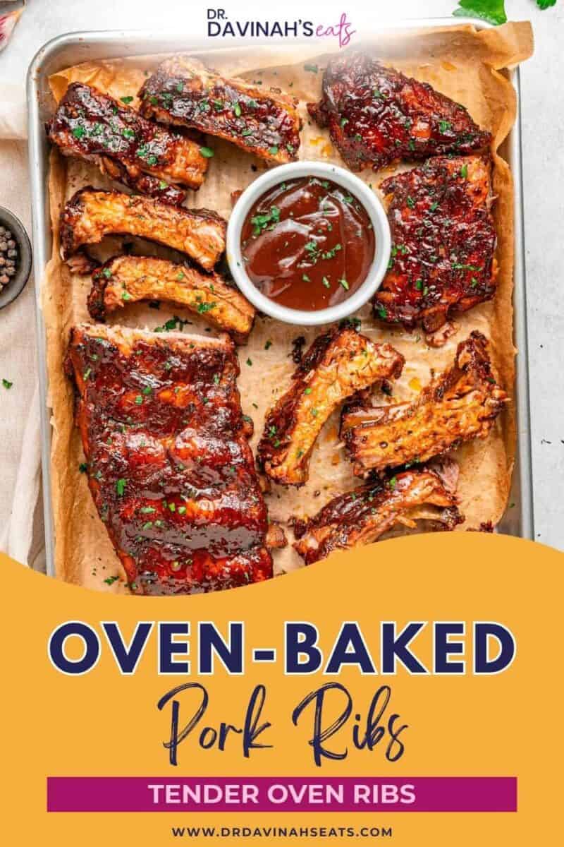 Oven baked ribs recipe made without a smoker or grill