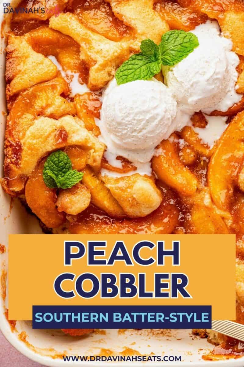 Peach cobbler recipes easy for making a classic Southern-style dessert at home.