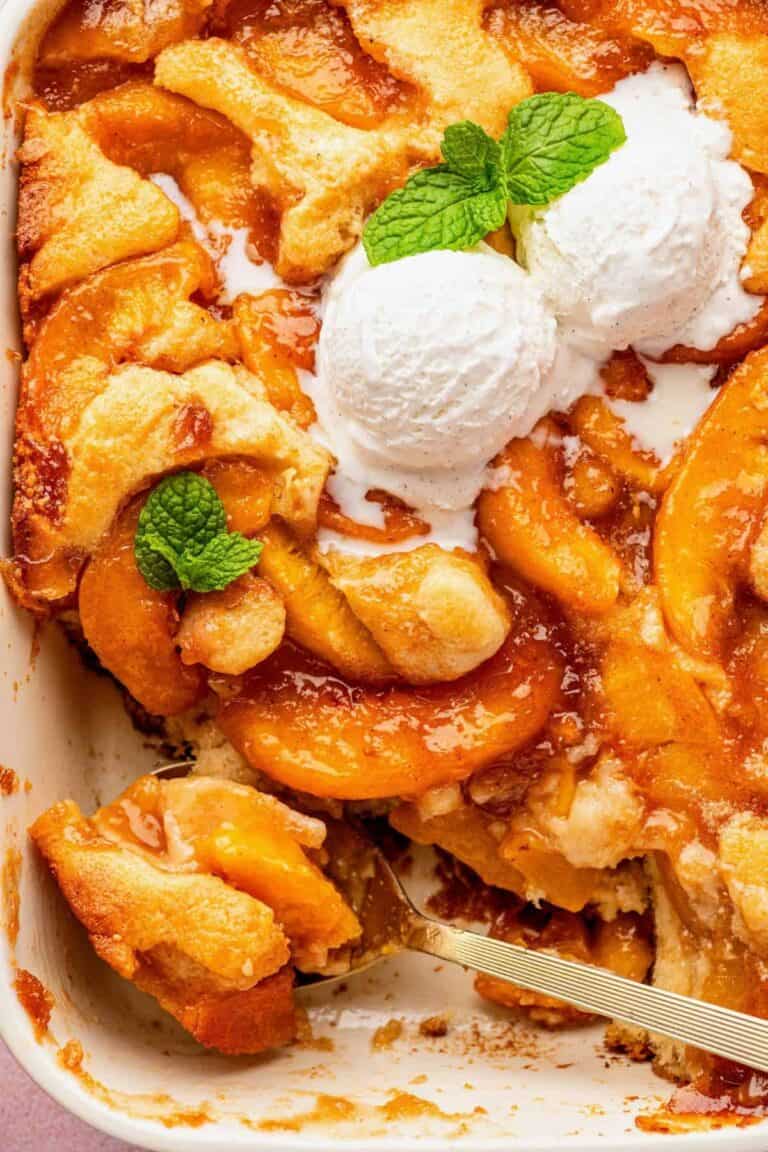 Cubler Peach Cobbler Recipe | Dr. Davinah's Eats